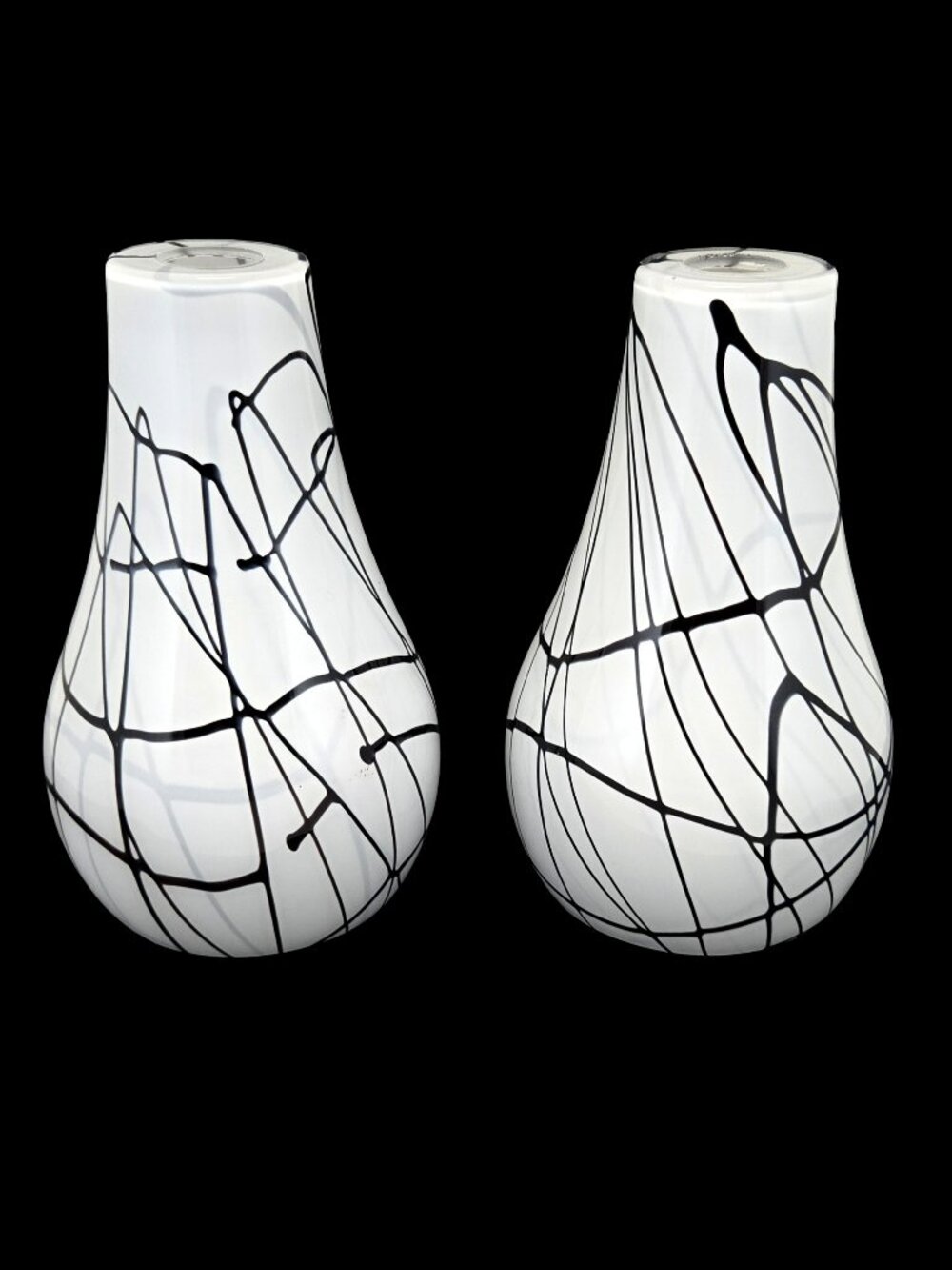 Murano Ragnatela Pair of Mid Centruy Lamp Shades